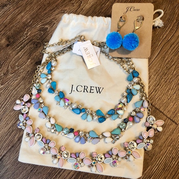 J. Crew Jewelry - NWT Lot of J.Crew Statement Necklaces & Earrings